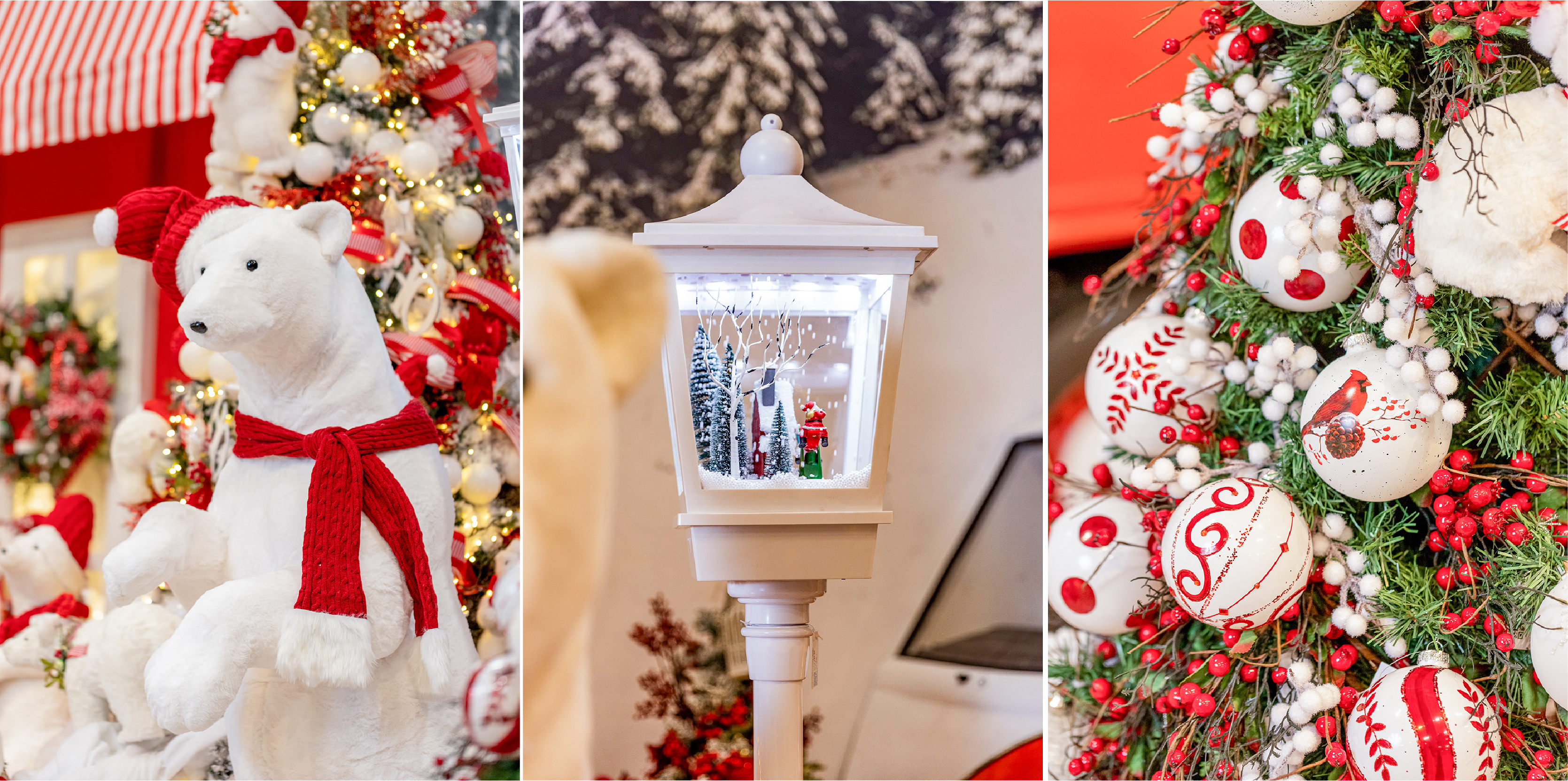 Showroom Natal FLORARTE 2022. Cenário Vila Nevada.