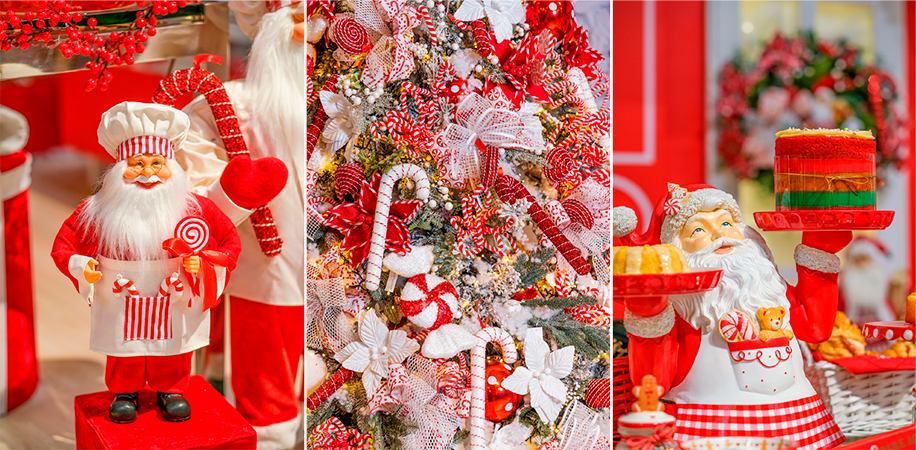 Showroom Natal FLORARTE 2022. Cenário Vila Doce Natal.