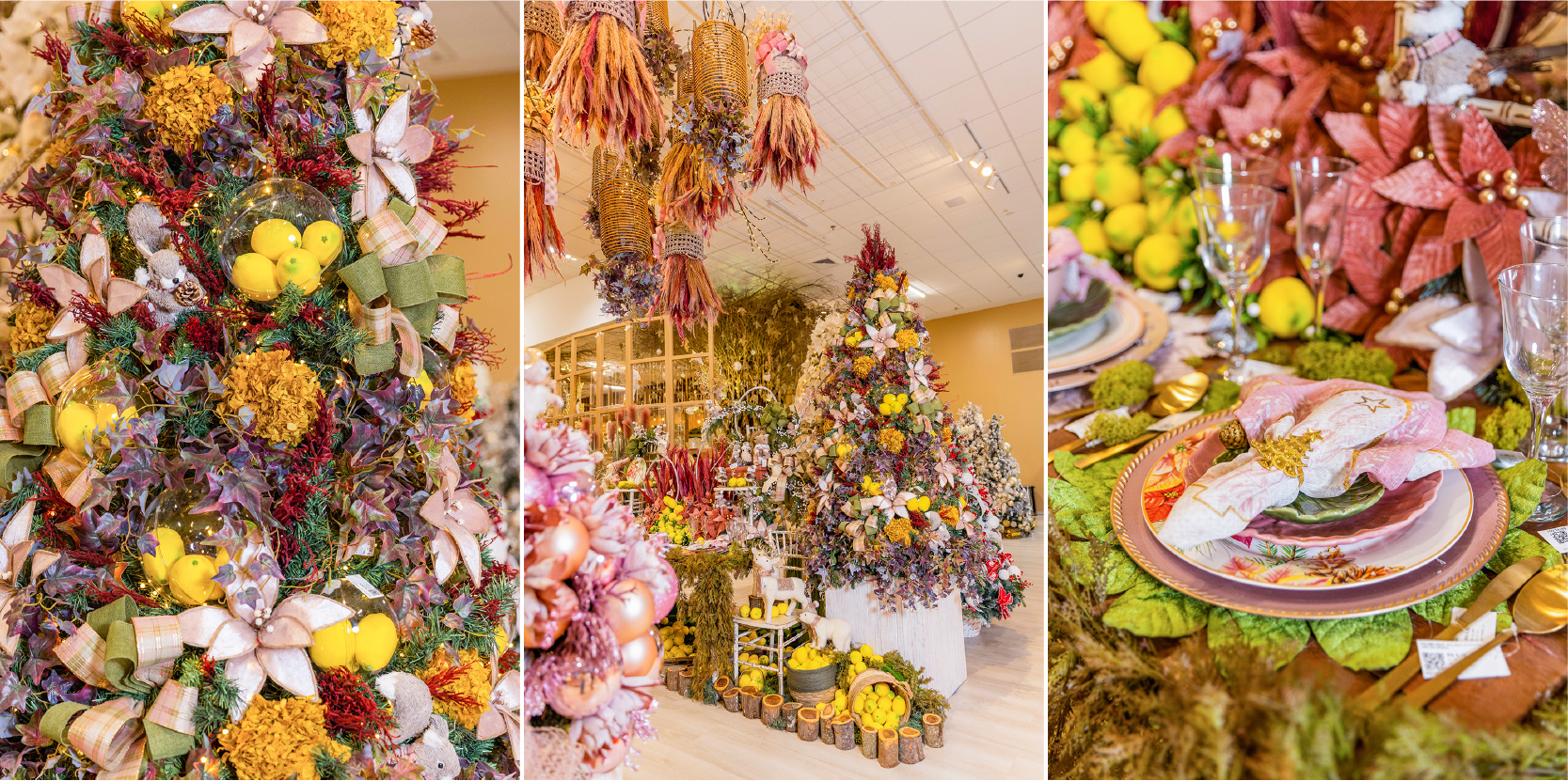 Showroom Natal FLORARTE 2022. Cenário Vila Cítrica.