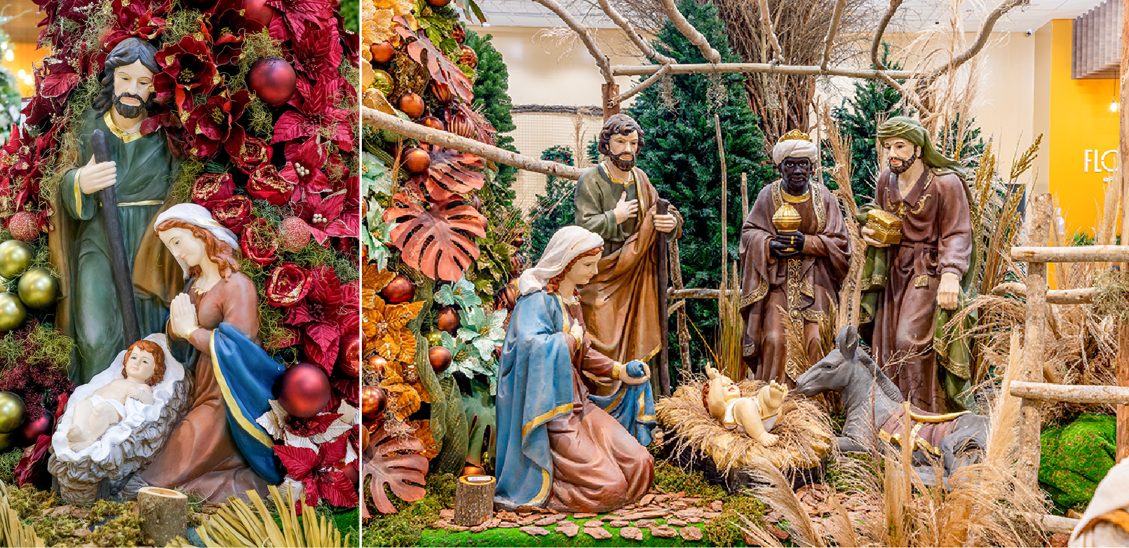 Showroom Natal FLORARTE 2022. Cenário Vila Sacra.