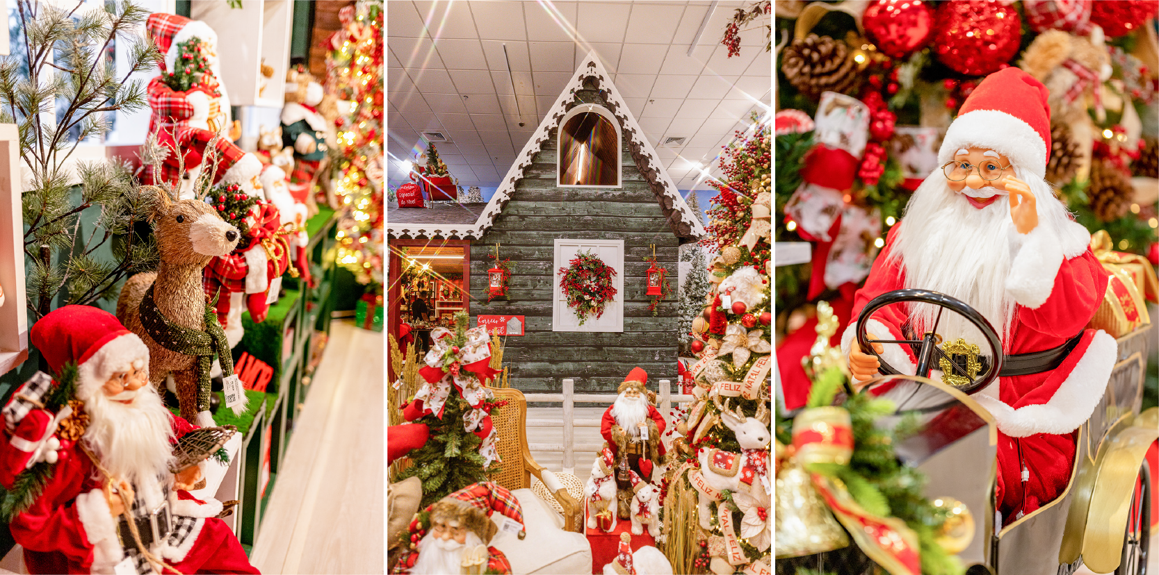 Showroom Natal FLORARTE 2022. Cenário Vila Noel.