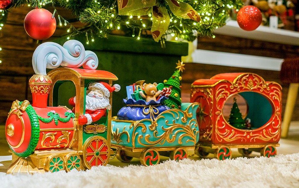 Showroom Natal FLORARTE 2022. Cenário Vila Noel.