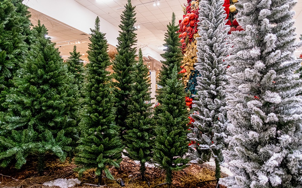 Showroom Natal FLORARTE 2022. Árvores avulsas.